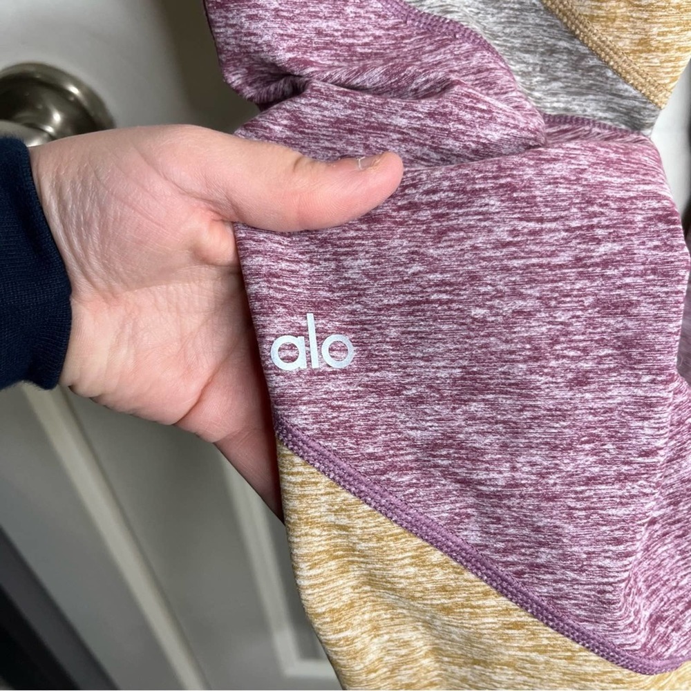 ALO Yoga Pink and Yellow Leggings - Picture 8 of 8